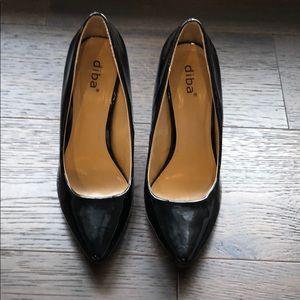 Diba Black Patent Pumps